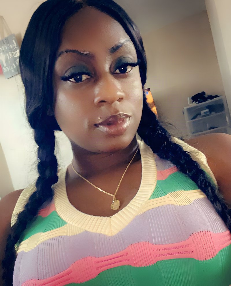 Janay Lewis wearing Two braids