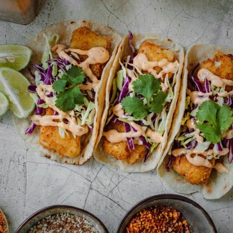 Baja Mahi Tacos