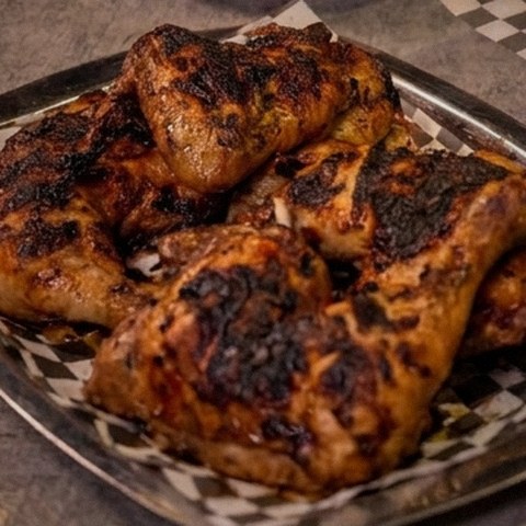 Grilled Chicken Quarters